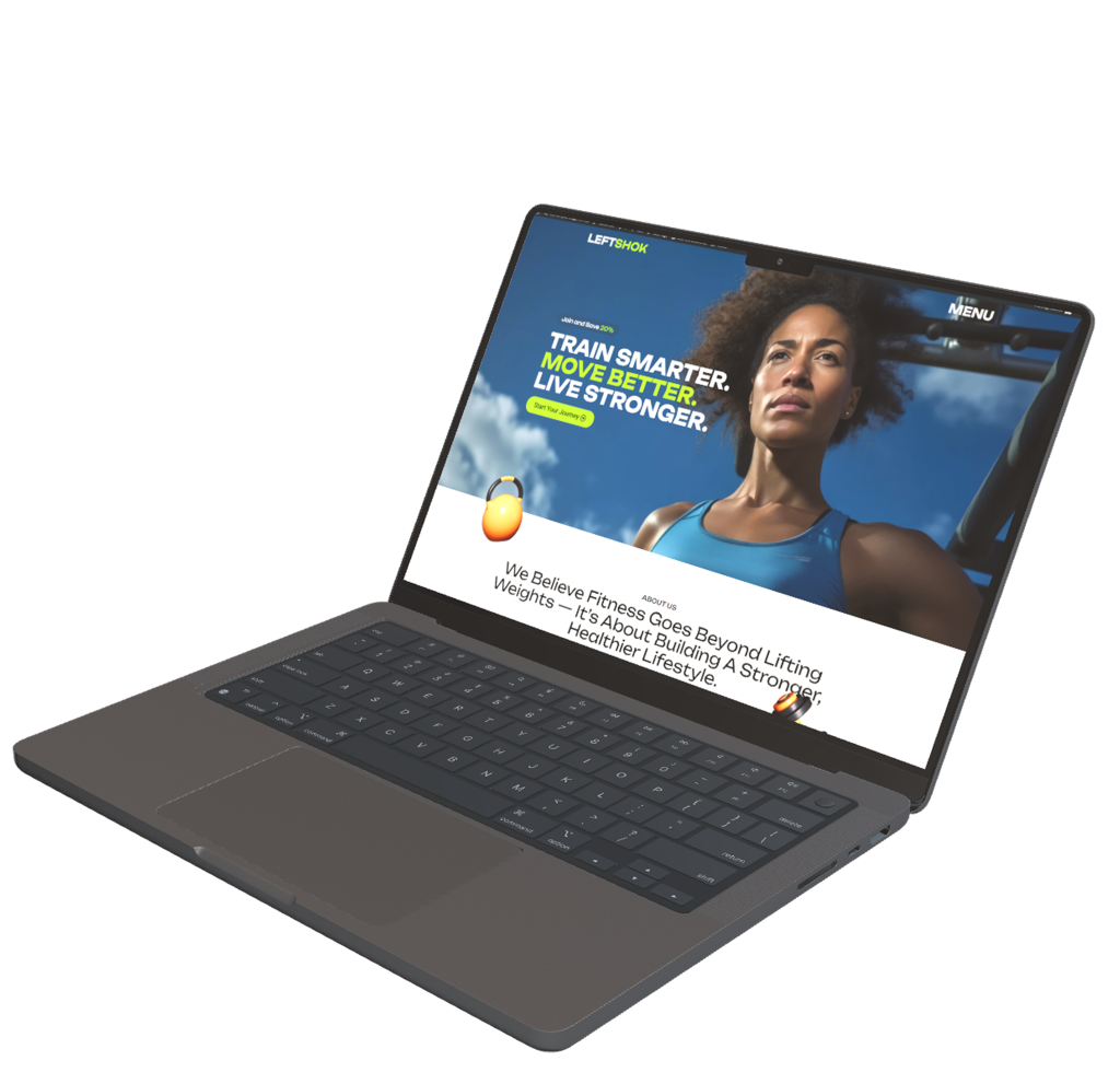 Fintess coach website development
